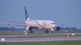 PIA Pakistan International Airlines APBGL B772 PK702 Manchester To Islamabad 23102019 [upl. by Xonel429]