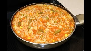 Sopa de Fideo Rica Y Nutritiva Estilo8a [upl. by Kleiman]