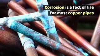 How to Clean Corrosion Off of Copper Pipe Joints [upl. by Hayalat]