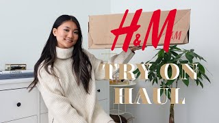 HampM NEW IN FALL TRY ON HAUL  SWEATERS KNITS 2023 [upl. by Akenor]