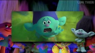 Trolls  Young Branchs Song Danish Bluray Version HD [upl. by Aniras]