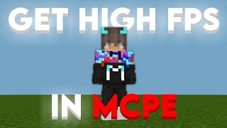 How to get High FPS in Mcpe 120  120 [upl. by Llered]