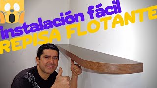 😎Como Instalar una REPISA FLOTANTE💪Para👉Sala Cocina Baños Dormitorios🎁TUTORIAL COMPLETO🎁2023😱 [upl. by Rana76]