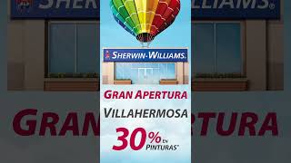 ¡Pinturas SherwinWilliams llega a Villahermosa 🌈 [upl. by Carlyle851]