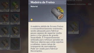 genshin impact madeira de freixo [upl. by Iron]