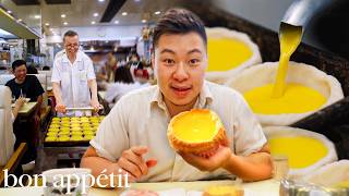 We Tried Hong Kong’s 1 Egg Tart Spot  Street Eats  Bon Appétit [upl. by Aicitel]