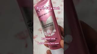 Ponds bright face wash😘 viralshort facewash skincareroutine [upl. by Golightly72]