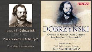 Ignacy Feliks Dobrzyński  Piano concerto in Aflat op2 1824 2 Andante espressivo [upl. by Leod101]