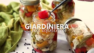 Giardiniera Italian Pickled Vegetables [upl. by Schertz]