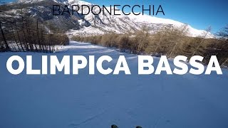 Melezet  Bardonecchia pista olimpica bassa [upl. by Talia215]