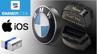 Vgate Vlink iCar Pro OBD II Android iOS diagnostic tool on BMW 5 series BimmerCode free version App [upl. by Mcgrath]