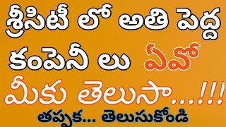 శ్రీసిటీ లో అదిపెద్ద కంపెనీ లు ఇవే  Big companys in sricity  Episode 1 BALAOFFICIAL [upl. by Pillihp]