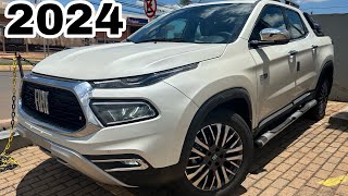 NOVA FIAT TORO RANCH 2024 20 TURBO DIESEL EM DETALHES  SEM CHANCES PARA MONTANA E OROCH [upl. by Bagger180]