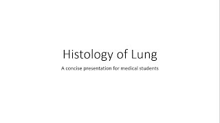 Lung  Histology [upl. by Dercy]