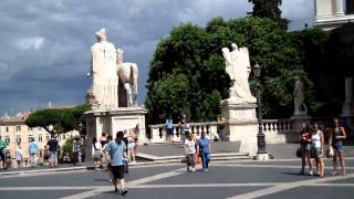 Piazza del Campidoglio Rome [upl. by Enneirdna]