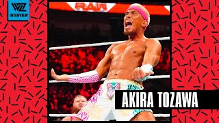 Akira Tozawa shows off NASTY dance moves talks Cruiserweight Classic Bronson Reed [upl. by Ahsemrak917]