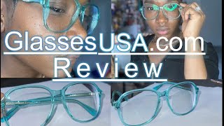 GlassesUSAcom prescription Glasses Honest Review oneyeglassesfashion glassesglassesfashionfyp [upl. by Llered381]