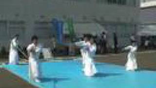 SHINTAIDO Exhibition in Japan Bojutsu Kumites amp katas 新体道 [upl. by Belldame]