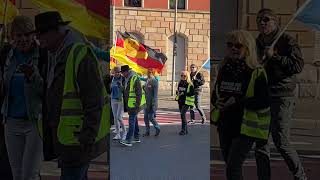 DEMO Aschaffenburg 14092024 mit Trommeln RHEINMAIN sagt NEIN [upl. by Doran]