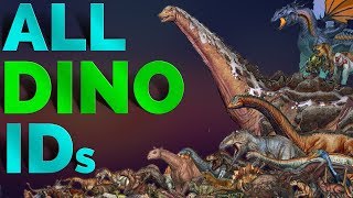 All ARK Creatures IDs  Updated in August 2018  PC XBOX PS4 [upl. by Merce]