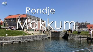 dutch Rondje Makkum varen met de motorboot boattrip friesland [upl. by Assetnoc]