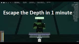 DeepWoken Escape the Depths in 1 minute [upl. by Hawthorn]