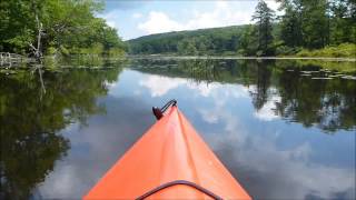 KAYAKING NJ APPALACHIAN MOUNTIAN CLUBS CATFISH POND IN MILLBROOK NJ 62913 [upl. by Jamal235]