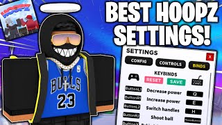 MY UPDATED ROBLOX HOOPZ SETTINGS😱 [upl. by Konopka]