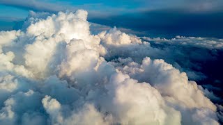 Flying Through Clouds — 4K UHD Amazing Nature Screensaver No Sound [upl. by Marc325]