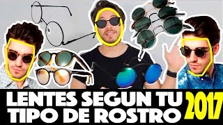 Lentes o gafas segun tu tipo de rostro 2017 quotHOMBRESquot [upl. by Esinnej]