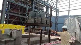 EOT Crane Load Test over TG Floor 45 Ton powerplant turbine 45MWCaptivepowerplant [upl. by Rasia]