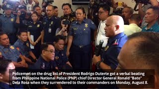 Bato lashes out at cops involved in illegal drug trade [upl. by Anile287]