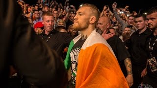 Conor McGregor Dublin walkout view from Octagon [upl. by Nylra]