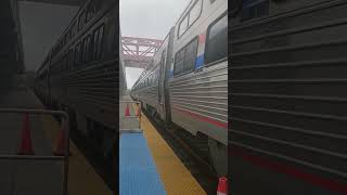 amtrak98 passing Boynton Beach TriRail station 11062024 Dont forget to like and subscribe [upl. by Delgado]