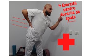 EXERCITII PENTRU DUREREA DE SPATE  Prevenire Hernie de Disc  KINETOTERAPIE [upl. by Gemmell]