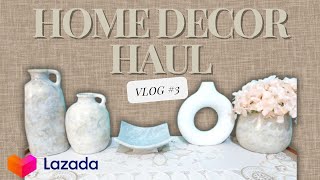 HOME DECOR HAUL Lazada x MrDIY [upl. by Derry]