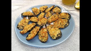 Cozze gratinate facili e sfiziose [upl. by Ahsinawt]