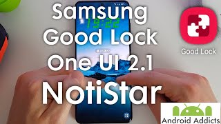 Samsung Good Lock 2020 One UI 21  NotiStar [upl. by Anallise]