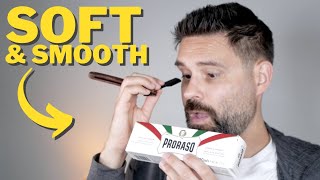 Tested Proraso Sensitive Skin Shaving Cream Full Review [upl. by Euqininod109]