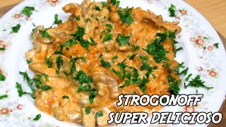 DELICIOSO STROGONOFF SUPER FACIL DE HACER  LA COCINA DE NESTOR [upl. by Demodena]