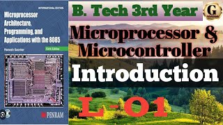 Microprocessor and Microcontroller  L1  BTech ECE 3rd Year [upl. by Berman]