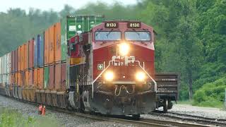 CP 8130 North Through Midhurst Mactier Sub [upl. by Woodsum523]