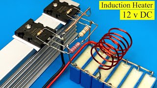 induction heater 12v DC Building1500W Induction Heater jlcpcb [upl. by Egag]