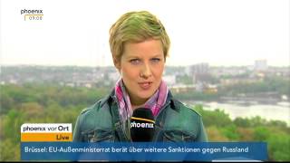 OstUkraine Nicole Diekmann zum Referendum am 12052014 [upl. by Anigue]