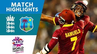 Brathwaite Hits 4 Sixes To Win  England vs West Indies  ICC Mens WT20 FINAL  Highlights [upl. by Mayfield]