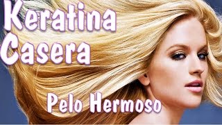 DIY KERATINA CASERA Para Tener Cabello Largo Hermoso Y sin Friz [upl. by Zerlina]