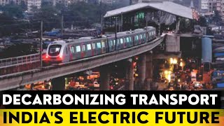 Daily news video Decarbonizing Transport Indias Electric Future Dhyeya IAS [upl. by Ayokahs842]