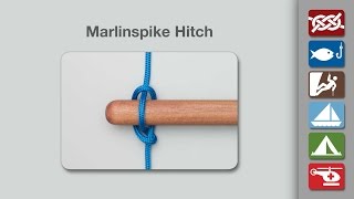 Marlinspike Hitch  How to Tie the Marlinspike Hitch [upl. by Kory]