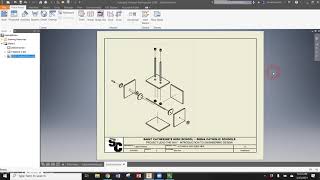 Make A Presentation Exploded View Drawing amp Parts Table in Inventor [upl. by Spence362]