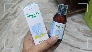 Montelukast Sodium and Levocetirizine Dihydrochloride Syrup Uses In Hindi  MontorLC Kid Syrup [upl. by Yesnnyl]